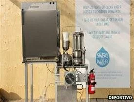 Machine turns sweat into drinking water for Unicef